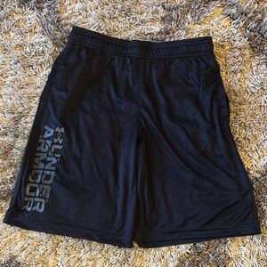 Under Armour Black Training Shorts Lightweight Elastic Fit